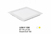 Các loại đèn led âm trần Lion siêu mỏng