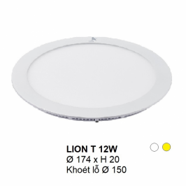 Đèn led âm trần LION T 12W