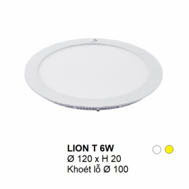 Đèn led âm trần LION T 6W