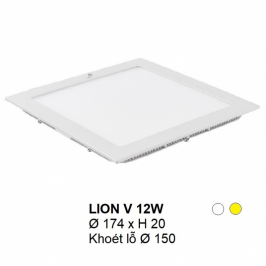 Đèn led âm trần LION V 12W