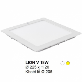 Đèn led âm trần LION V 18W