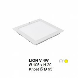 Đèn led âm trần LION V 4W