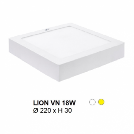 Đèn led ốp nổi LION VN 18W